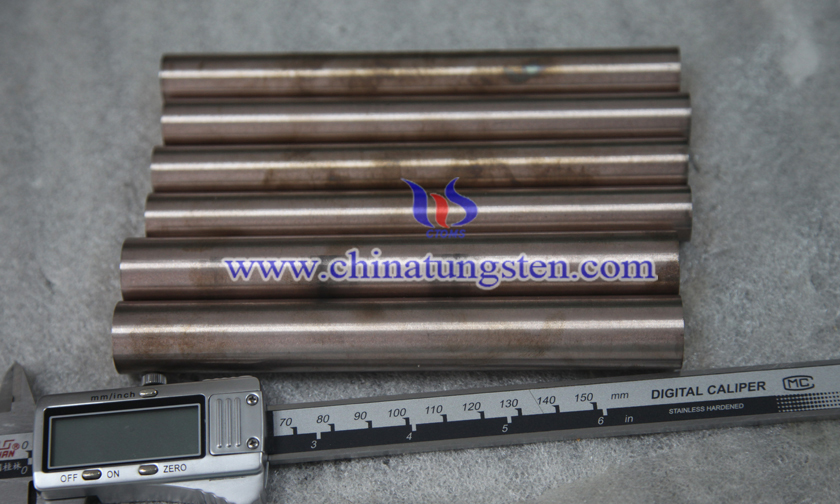 ?10x200mm钨铜合金棒图片
